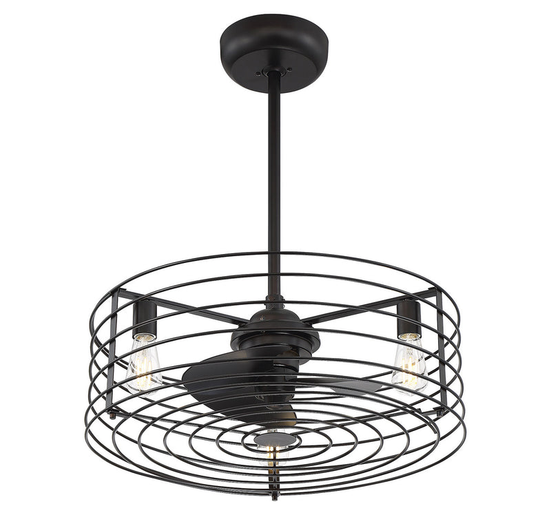 Shoppers Lighting SH2007ORB Jasmine Three Light Fandelier, Oil Rubbed Bronze Alternate Image 4.jpg