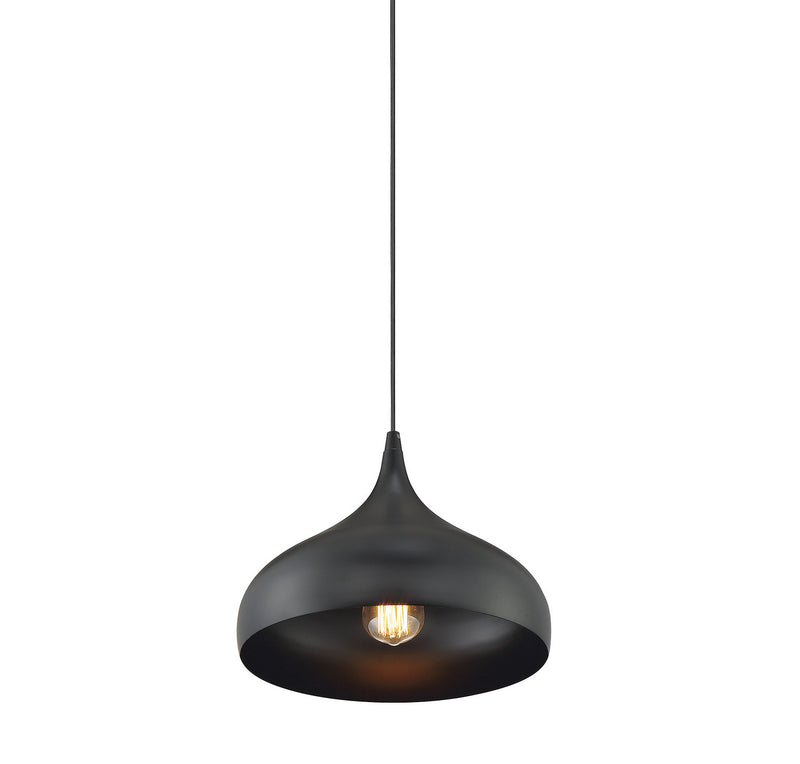 Shoppers Lighting SH70075MBK Mckenna One Light Mini Pendant, Matte Black Alternate Image 4.jpg