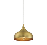 Shoppers Lighting SH70075NB Mckenna One Light Mini Pendant, Natural Brass Alternate Image 3.jpg
