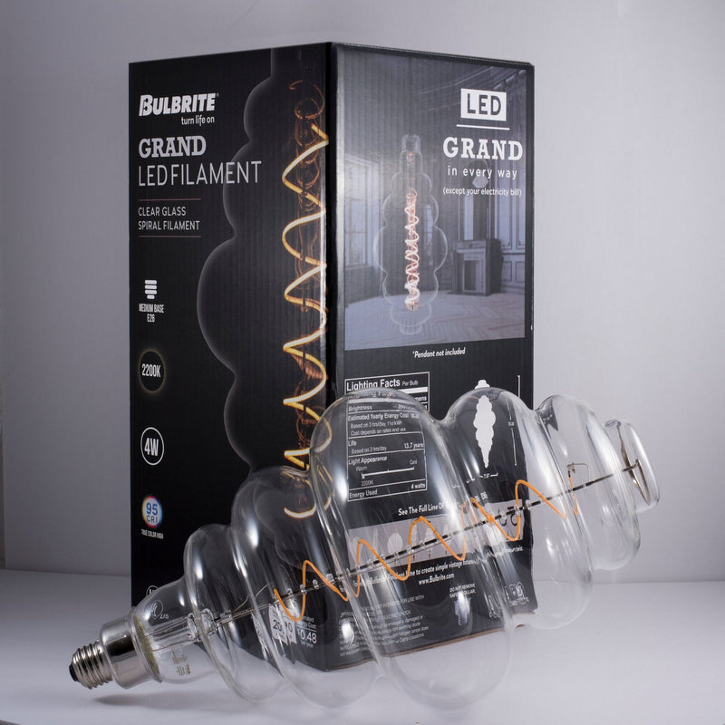 Bulbrite 776304 Filaments: Light Bulb Clear Alternate Image 2.jpg