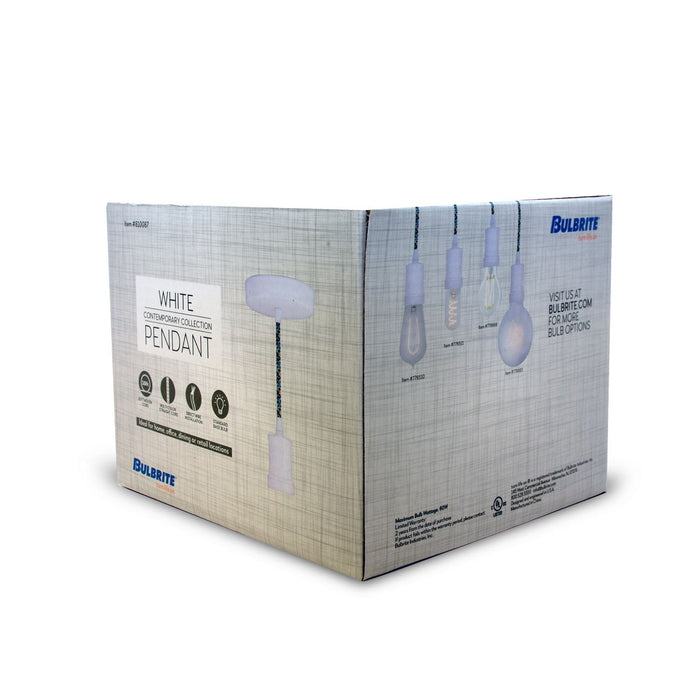 Bulbrite 810087 Pendants Pendant White Alternate Image.jpg