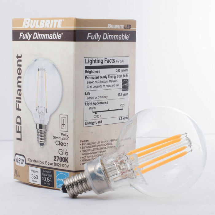 Bulbrite 776873 Filaments: Light Bulb Clear Alternate Image.jpg