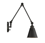 Savoy House 9-961CP-1-89 One Light Wall Sconce, Matte Black (3)