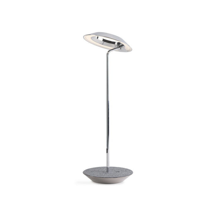 Koncept RYO-SW-CRM-OXF-DSK Royyo LED Desk Lamp, Chrome Body, Oxford Felt Main Image.jpg