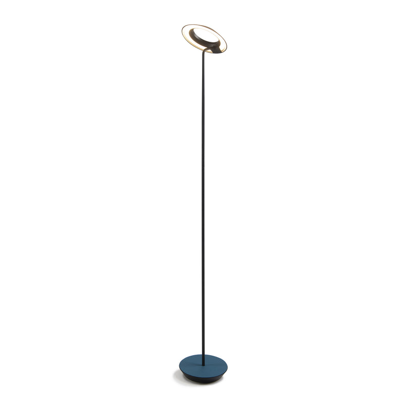 Koncept RYO-SW-MTB-AZF-FLR Royyo LED Floor Lamp, Matte Black Body, Azure Felt Main Image.jpg