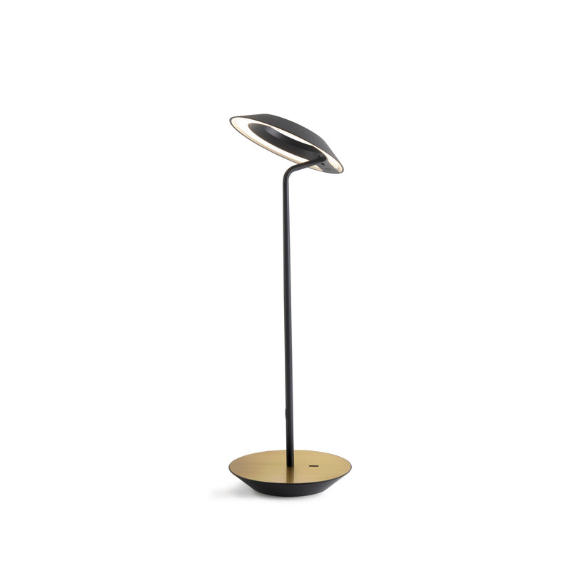 Koncept RYO-SW-MTB-BRS-DSK Royyo LED Desk Lamp, Matte Black Body, Brass Main Image.jpg
