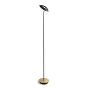 Koncept RYO-SW-MTB-BRS-FLR Royyo LED Floor Lamp, Matte Black Body, Brass Main Image.jpg