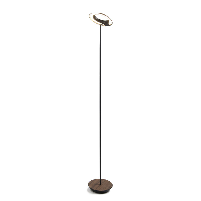 Koncept RYO-SW-MTB-OWT-FLR Royyo LED Floor Lamp, Matte Black Body, Oiled Walnut Main Image.jpg