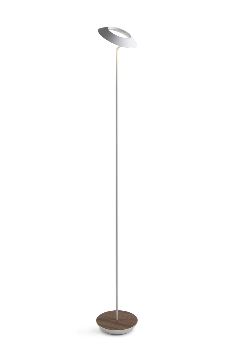 Koncept RYO-SW-MWT-OWT-FLR Royyo LED Floor Lamp, Matte White Body, Oiled Walnut Main Image.jpg