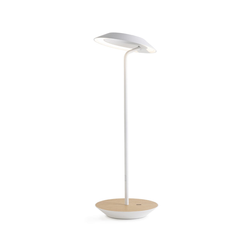 Koncept RYO-SW-MWT-WOK-DSK Royyo LED Desk Lamp, Matte White Body, White Oak Main Image.jpg