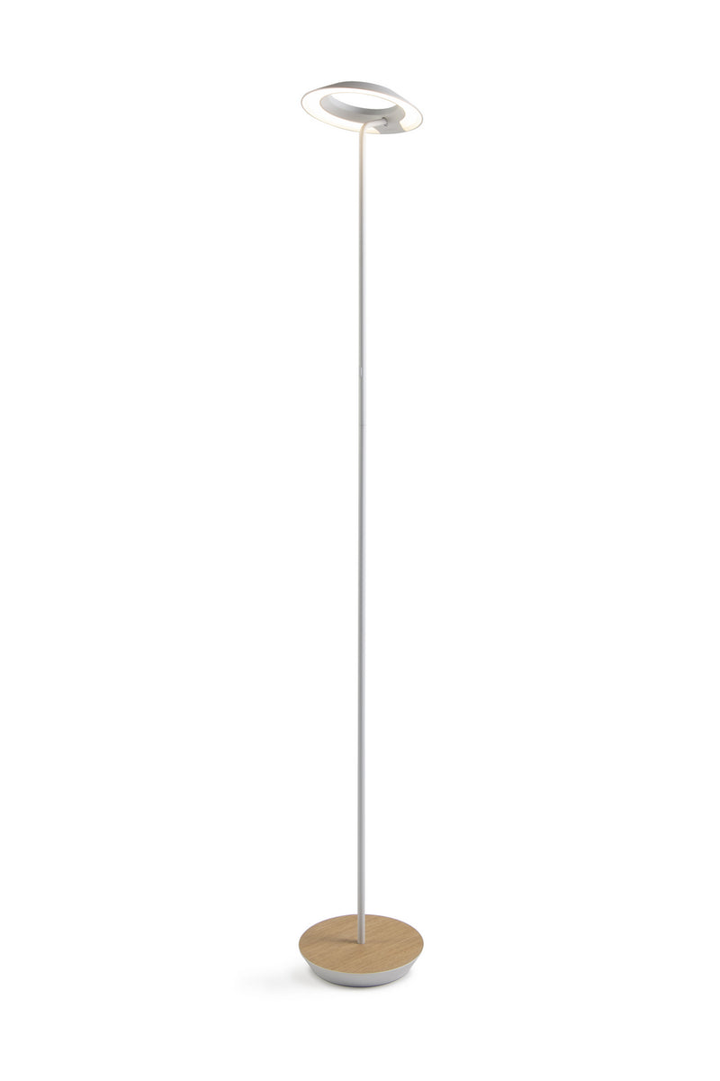 Koncept RYO-SW-MWT-WOK-FLR Royyo LED Floor Lamp, Matte White Body, White Oak Main Image.jpg