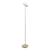 Koncept RYO-SW-SIL-BRS-FLR Royyo LED Floor Lamp, Silver Body, Brass Main Image.jpg