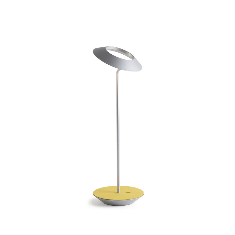 Koncept RYO-SW-SIL-HDF-DSK Royyo LED Desk Lamp, Silver Body, Honeydew Felt Main Image.jpg
