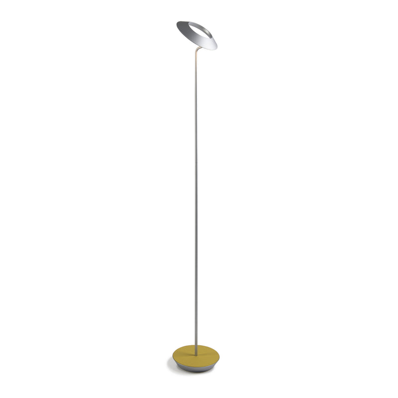 Koncept RYO-SW-SIL-HDF-FLR Royyo LED Floor Lamp, Silver Body, Honeydew Felt Main Image.jpg