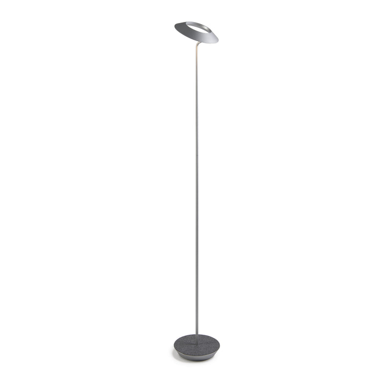 Koncept RYO-SW-SIL-OXF-FLR Royyo LED Floor Lamp, Silver Body, Oxford Felt Main Image.jpg
