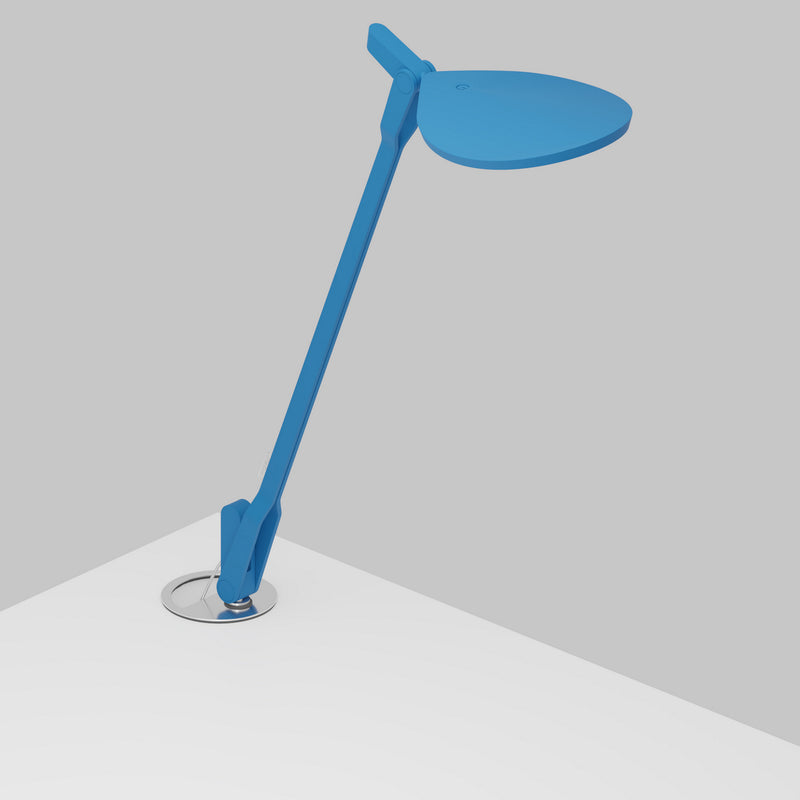 Koncept SPY-W-MPB-USB-GRM Splitty LED Desk Lamp, Matte Pacific Blue Main Image.jpg