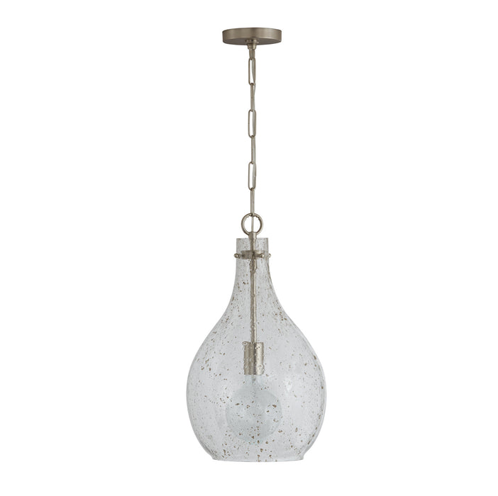 Capital Lighting 333813BN-472 Rabun One Light Pendant, Brushed Nickel Main Image.jpg