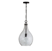 Capital Lighting 333813MB-472 Rabun One Light Pendant, Matte Black Main Image.jpg