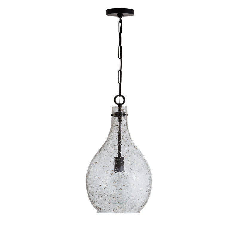 Capital Lighting 333813MB-472 Rabun One Light Pendant, Matte Black Main Image.jpg