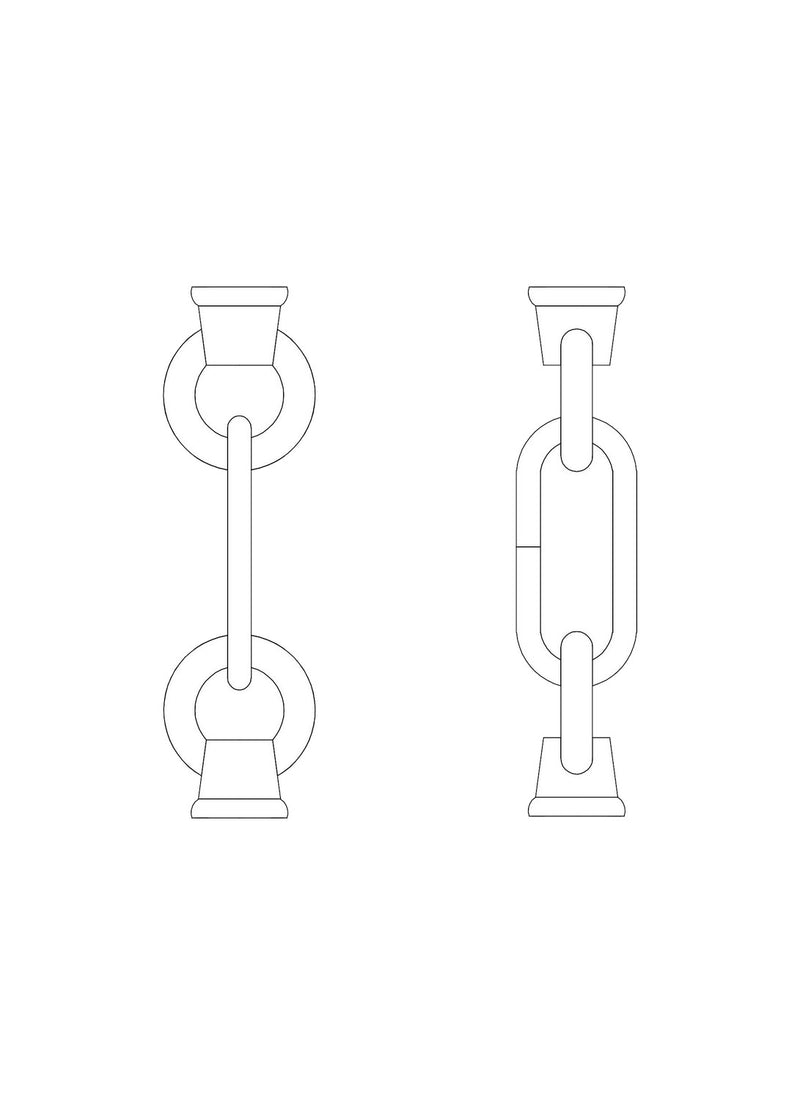Generation Lighting 9122-05 Replacement Chain Link and Loop, Chrome Main Image.jpg