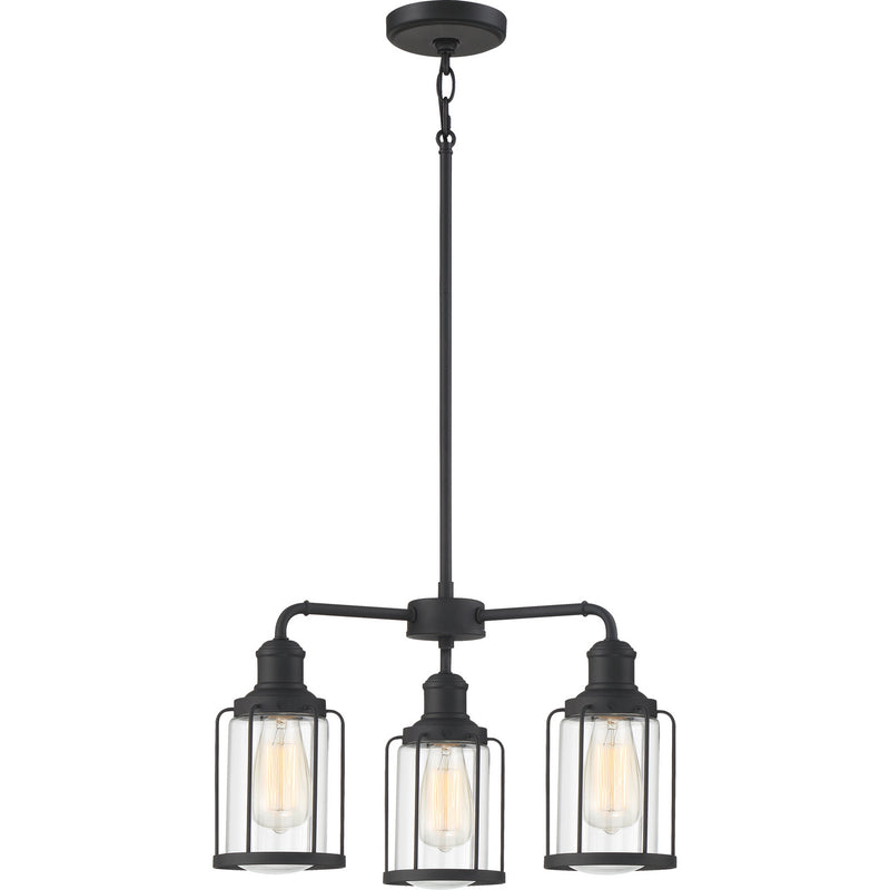Quoizel LUD5020EK Ludlow Three Light Chandelier, Earth Black Main Image.jpg
