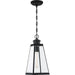 Quoizel PAX1907MBK Paxton One Light Outdoor Hanging Lantern, Matte Black Main Image.jpg