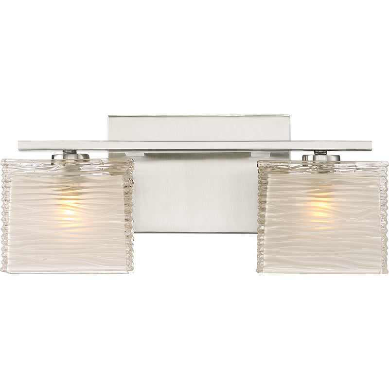 Quoizel WCP8602BN Westcap Two Light Bath Fixture, Brushed Nickel Main Image.jpg