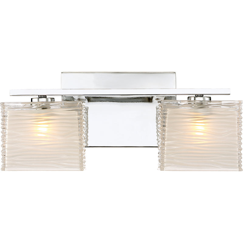 Quoizel WCP8602C Westcap Two Light Bath Fixture, Polished Chrome Main Image.jpg