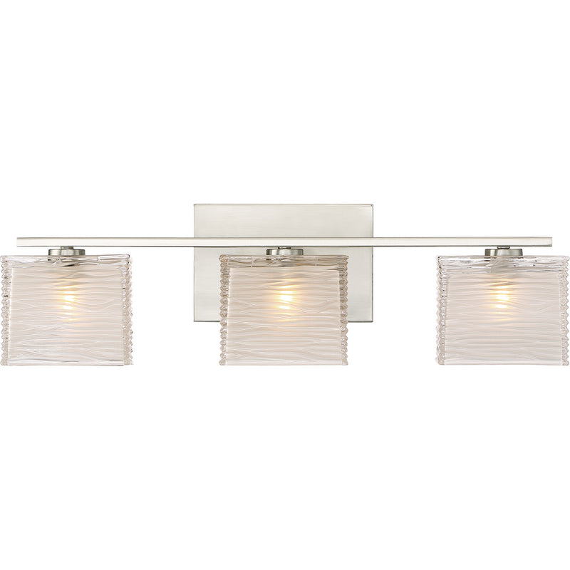 Quoizel WCP8603BN Westcap Three Light Bath Fixture, Brushed Nickel Main Image.jpg
