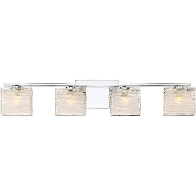 Quoizel WCP8604C Westcap Four Light Bath Fixture, Polished Chrome Main Image.jpg