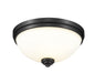 Z-Lite 443F3-MB Ashton Three Light Flush Mount, Matte Black Main Image.jpg