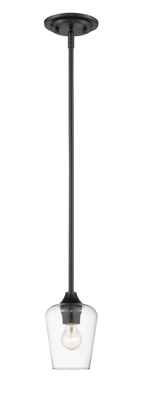 Z-Lite 473MP-MB Joliet One Light Mini Pendant, Matte Black Main Image.jpg