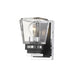 Z-Lite 474-1S-CH-MB Jackson One Light Wall Sconce, Chrome / Matte Black Main Image.jpg