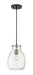 Z-Lite 476MP-MB-BN Bella One Light Mini Pendant, Matte Black / Brushed Nickel Main Image.jpg