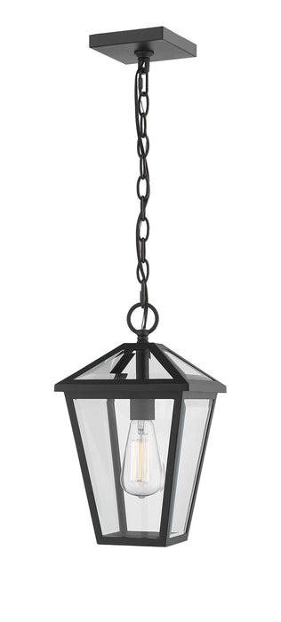 Z-Lite 579CHM-BK Talbot One Light Outdoor Chain Mount Ceiling Fixture, Black Main Image.jpg