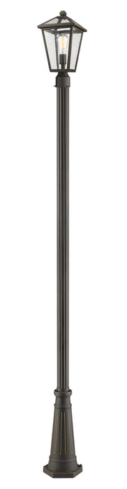 Z-Lite 579PHMR-519P-ORB Talbot One Light Outdoor Post Mount, Oil Rubbed Bronze Main Image.jpg