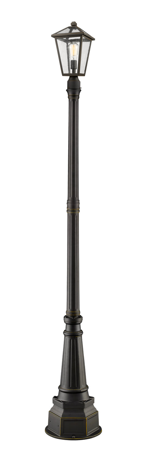 Z-Lite 579PHMR-564P-ORB Talbot One Light Outdoor Post Mount, Oil Rubbed Bronze Main Image.jpg