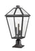 Z-Lite 579PHXLR-533PM-BK Talbot Three Light Outdoor Pier Mount, Black Main Image.jpg