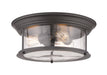 Z-Lite 727F16-BRZ Sonna Three Light Flush Mount, Bronze Main Image.jpg