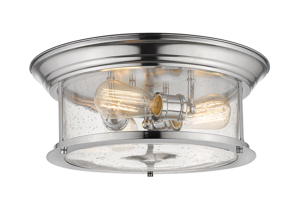 Z-Lite 727F16-CH Sonna Three Light Flush Mount, Chrome Main Image.jpg