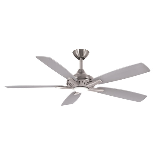 Minka-Aire F1000-BN/SL Dyno 52" Ceiling Fan, Brushed Nickel W/ Silver Main Image.jpg