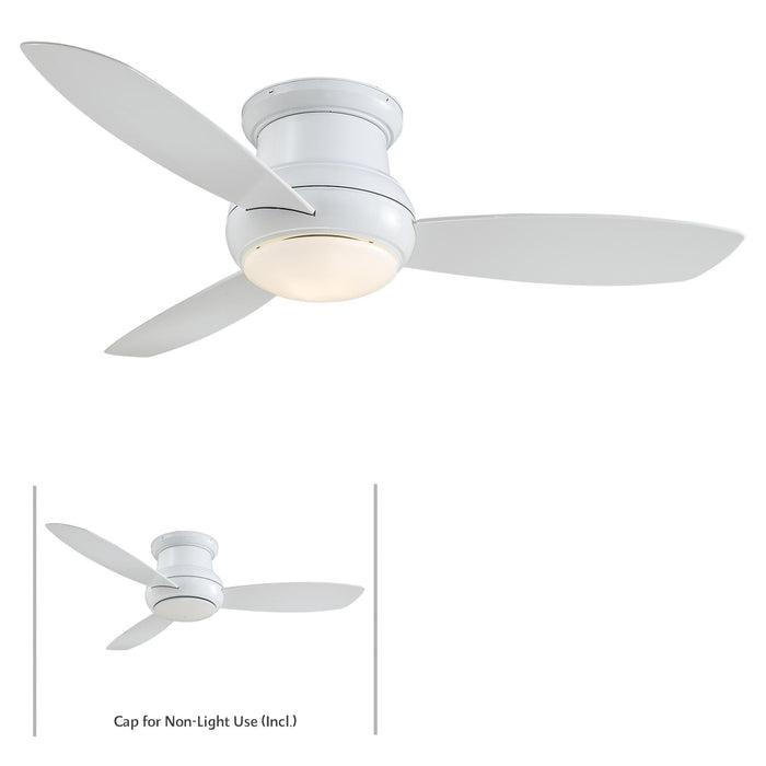 Minka-Aire F474L-WH Concept II Wet LED 52" Ceiling Fan, White Main Image.jpg