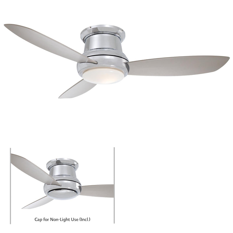 Minka-Aire F518L-PN Concept II LED 44" Ceiling Fan, Polished Nickel Main Image.jpg