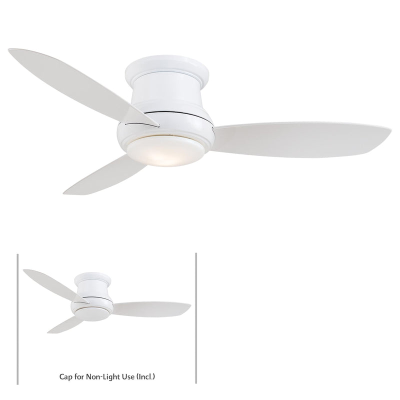 Minka-Aire F518L-WH Concept II LED 44" Ceiling Fan, White Main Image.jpg
