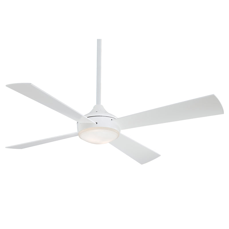 Minka-Aire F521L-WHF Aluma LED 52" Ceiling Fan, Flat White Main Image.jpg
