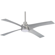 Minka-Aire F543L-SL Swept 56" Ceiling Fan, Silver Main Image.jpg