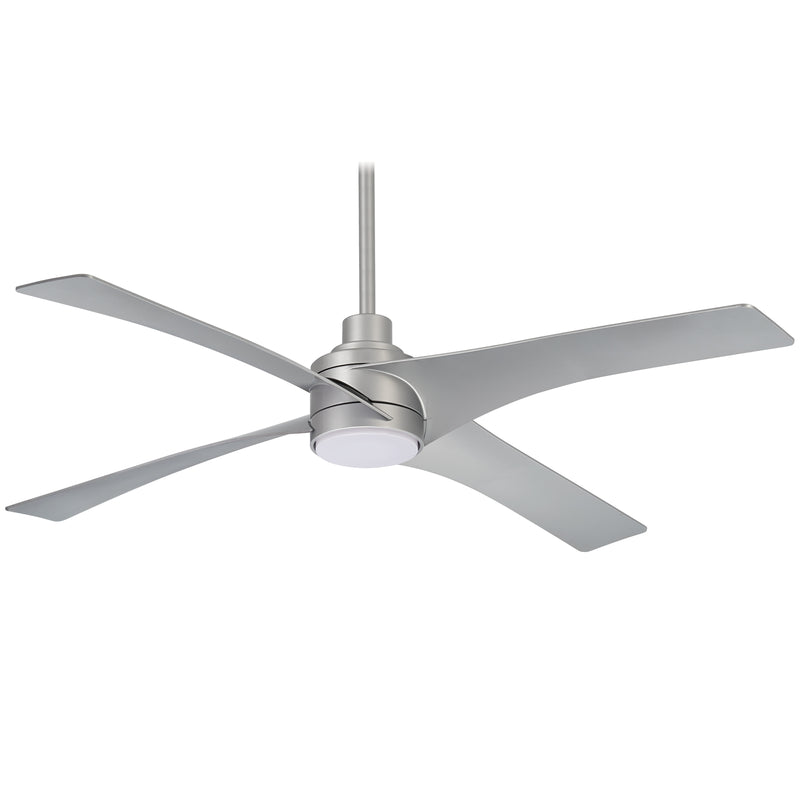 Minka-Aire F543L-SL Swept 56" Ceiling Fan, Silver Main Image.jpg