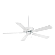 Minka-Aire F556-WHF Contractor Plus 52" Ceiling Fan, Flat White Main Image.jpg