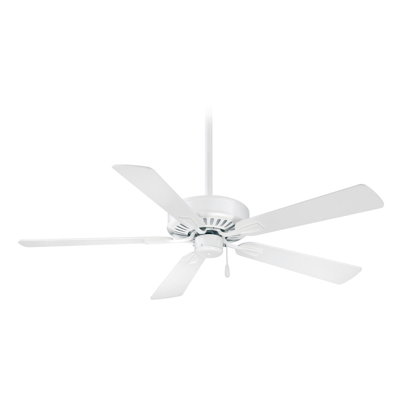 Minka-Aire F556-WHF Contractor Plus 52" Ceiling Fan, Flat White Main Image.jpg