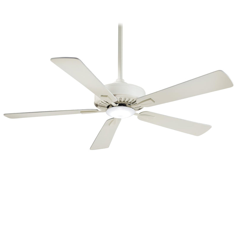 Minka-Aire F556L-BWH Contractor LED 52" Ceiling Fan, Bone White Main Image.jpg